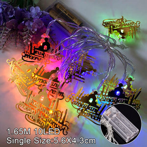 Ramadan Decorations Moon Star Led String Lights EID Mubarak Decor For Home Islam Muslim Event Party Supplies Eid al-Fitr Decor