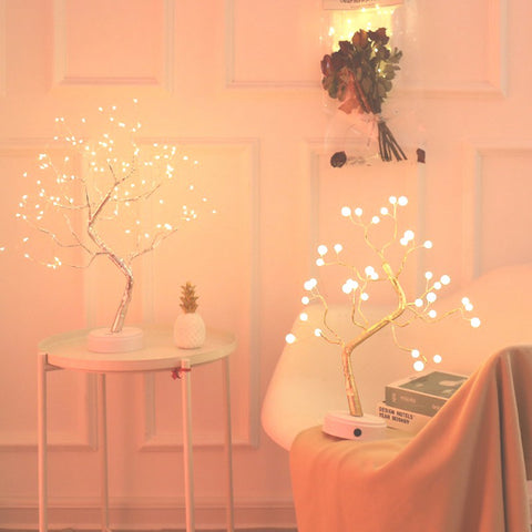 Christmas Fire Tree LED Table Lamp