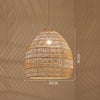 Modern Hand Woven Bamboo LED Pendant Vintage Living Room Lamp Dining Cafe Home Decor Industrial Lighting Fixtures