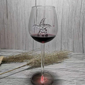 1pc Creativity  Home The Original Shark Red Wine Glass Wine Bottle Crystal For Party Flutes Glass 21*7.5cm All Kinds of Red Wine