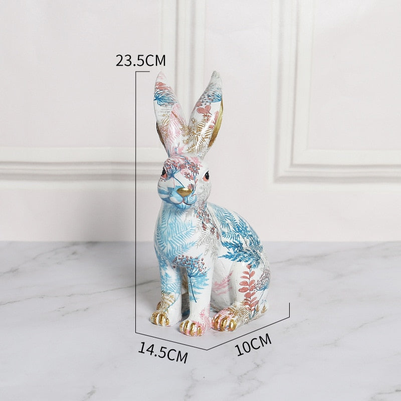 Easter Decor Kids Room Decoration Children&#39;s Room Fairy Garden Rabbit Home Figurines Kawaii Room Decor Figurines For Interior