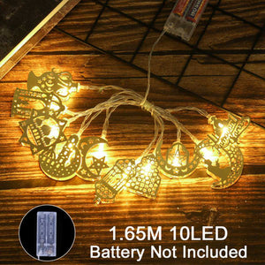 Ramadan Decorations Moon Star Led String Lights EID Mubarak Decor For Home Islam Muslim Event Party Supplies Eid al-Fitr Decor