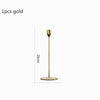 3 Pcs/ Set  European Metal Candle Holder Simple Golden Wedding Decoration Bar Party Living Room Decoration Home Decoration