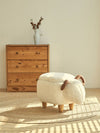 Little Sheep Footstool Storage Stool Furniture Children's Dining Chair Nordic Solid Wood Make Up Chairs Dressing Coffee Stools