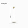 3 Pcs/ Set  European Metal Candle Holder Simple Golden Wedding Decoration Bar Party Living Room Decoration Home Decoration