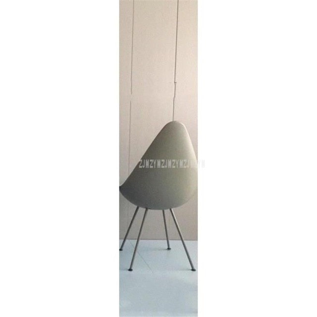 Modern Nordic Minimalist Coffee Cafe Chair Plastic ABS Water Drop Deisgn Backrest Coffee Shop Office Reception Leisure Chair