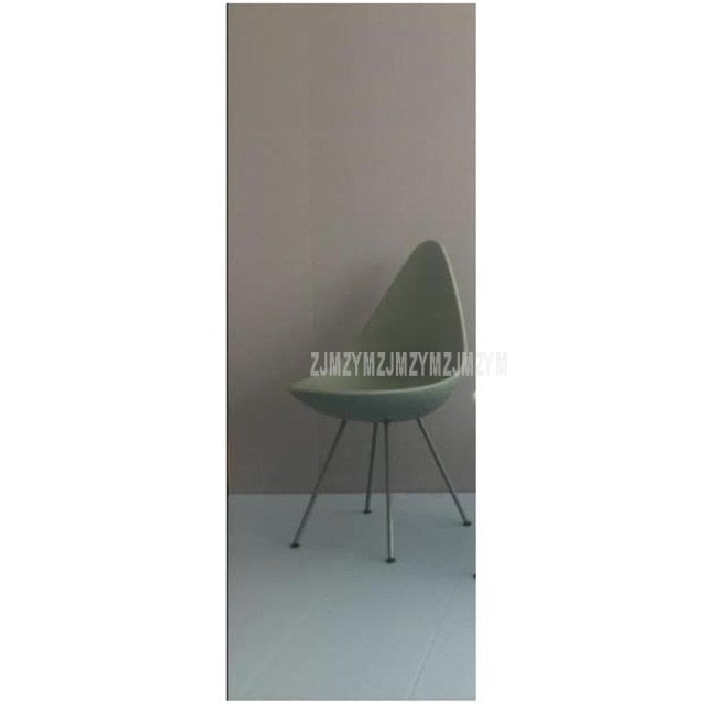 Modern Nordic Minimalist Coffee Cafe Chair Plastic ABS Water Drop Deisgn Backrest Coffee Shop Office Reception Leisure Chair