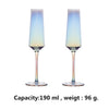 2 PCS /Set Colorful Wine Glass