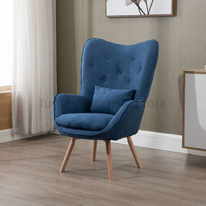 Nordic Single Living Room Sofa Balcony Apartment Mini Chair Modern Minimalist Sofa Personality Leisure Bedroom Throne Chair