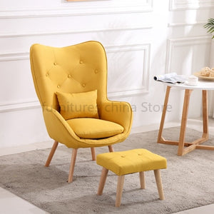 Nordic Single Living Room Sofa Balcony Apartment Mini Chair Modern Minimalist Sofa Personality Leisure Bedroom Throne Chair