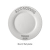 Good Morning Quote Porcelain Tableware Set