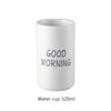 Good Morning Quote Porcelain Tableware Set