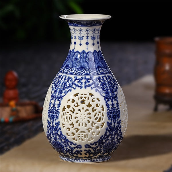 Antique Jingdezhen Ceramic Vase