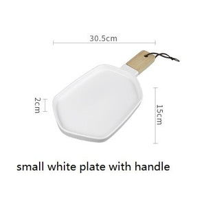 1pc Nordic Style Ceramic Matte Tableware