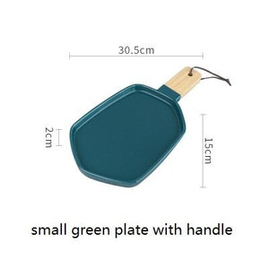 1pc Nordic Style Ceramic Matte Tableware