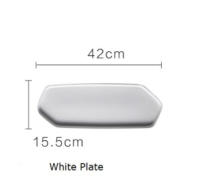 1pc Nordic Style Ceramic Matte Tableware