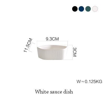 1pc Nordic Style Ceramic Matte Tableware