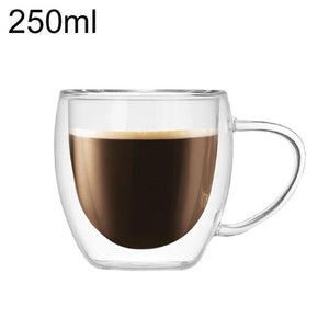 Double Coffee Mugs With the Handle