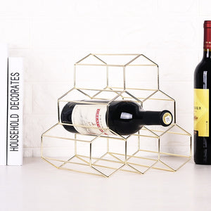 Geometric Wine Rack