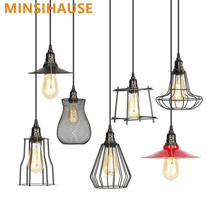 Modern Cage Pendant Light