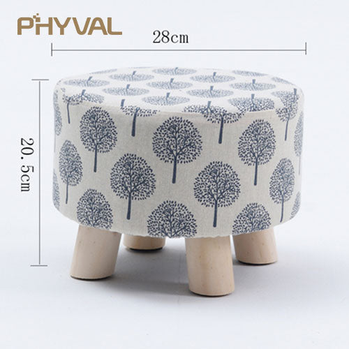 Modern Luxury Upholstered Footstool