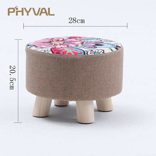 Modern Luxury Upholstered Footstool