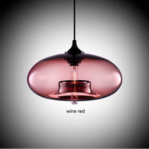 7 Color Glass Pendant Lamp