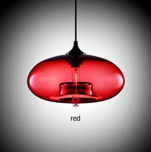 7 Color Glass Pendant Lamp