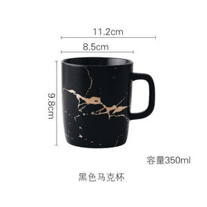 Best Gold Marble Glazes Ceramic Tableware Set