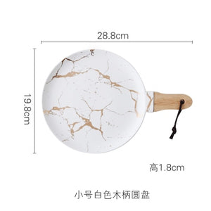 Best Gold Marble Glazes Ceramic Tableware Set
