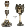 Stainless Steel Skull Gothic Wine Glass