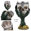 Stainless Steel Skull Gothic Wine Glass