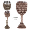 Stainless Steel Skull Gothic Wine Glass