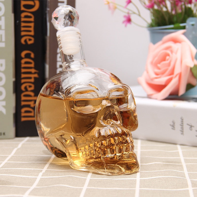 Crystal Skull Shape Decanter