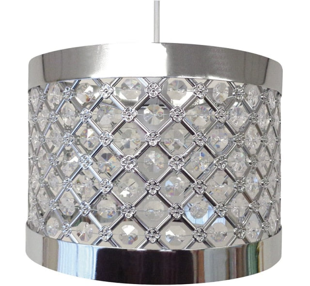 Moda Sparkly Ceiling Pendant Light Shade Fitting Chandelier, Metal, Silver,Copper