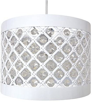 Moda Sparkly Ceiling Pendant Light Shade Fitting Chandelier, Metal, Silver,Copper