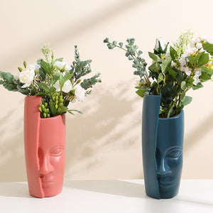 Man Face Flower Vase