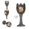 Stainless Steel Skull Gothic Wine Glass