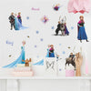 3D Cartoon  Frozen2 Wall Stickers For Kids Room  Bedroom Wall Decoration  stickers  Princess Anna Movie Posters