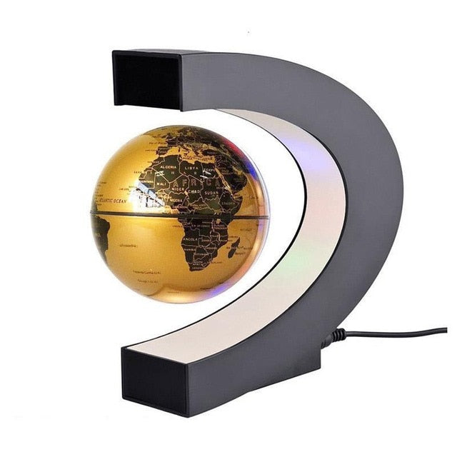 Floating Magnetic Levitation Globe LED World Map Electronic Antigravity Lamp Novelty Ball Light Home Decoration Birthday Gifts