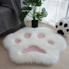 Cute Cat Paw Pattern Soft Plush Carpet Home Sofa Coffee Table Floor Mat Bedroom Bedside Decorative Carpet