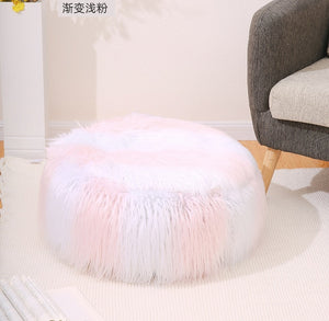 Inflatable Portable Round Footstool