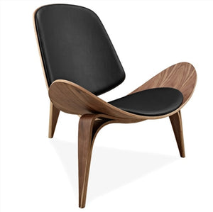 Hans Wegner Style Three-Legged Shell Chair