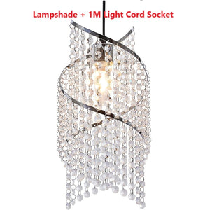 Spiral Droplet Pendant Light Shade, Steel