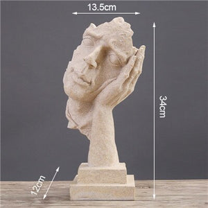 Vintage Thinker Sculpture