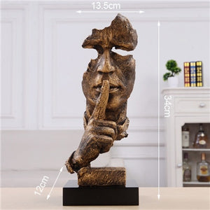 Vintage Thinker Sculpture