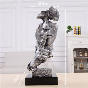 Vintage Thinker Sculpture