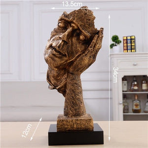 Vintage Thinker Sculpture