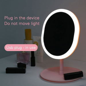 Makeup Backlit Mirror With Natural White LED Light