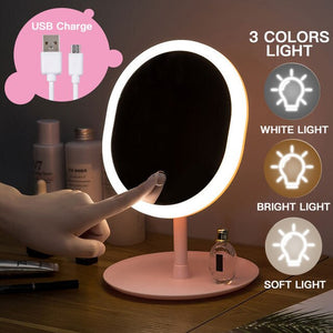 Makeup Backlit Mirror With Natural White LED Light